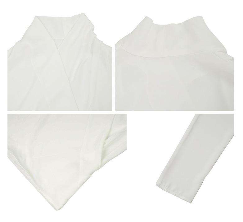 Product Introduction of Fashion Shirt Women's work shirts, satin shirts White Shirts, Long Sleeve Shirts, Korean Shirts, Blouses, Women's Shirts 30019 6