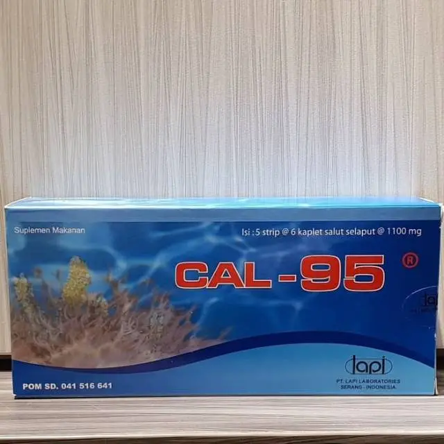 CAL 95 SUPLEMEN KESEHATAN 1 LEMBAR ISI 6 KAPLET 2