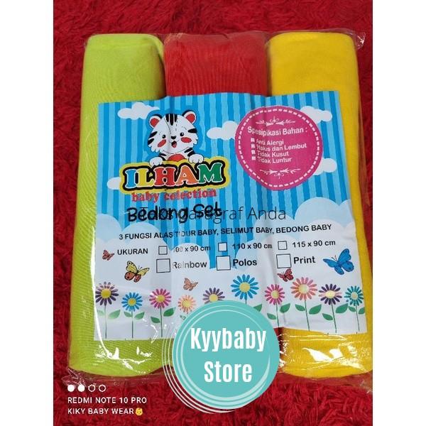 WARNA TERLENGKAP!!! BEDONG BAYI POLOS RAINBOW BAHAN ADEM LEMBUT UKURAN JUMBO 7