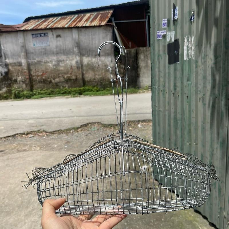 Lồng lụp dành cho chim khuyên, chim hút mật 2 mặt chất liệu kẽm