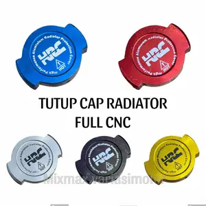 RADIATOR CAP TUTUP RADIATOR FULL CNC COVER CAP RADIATOR VARIO 110 125 150 160 PCX 150 160 ADV NMAX AEROX 155 LEXI VIXION CBT SONIC SATRIA DLL