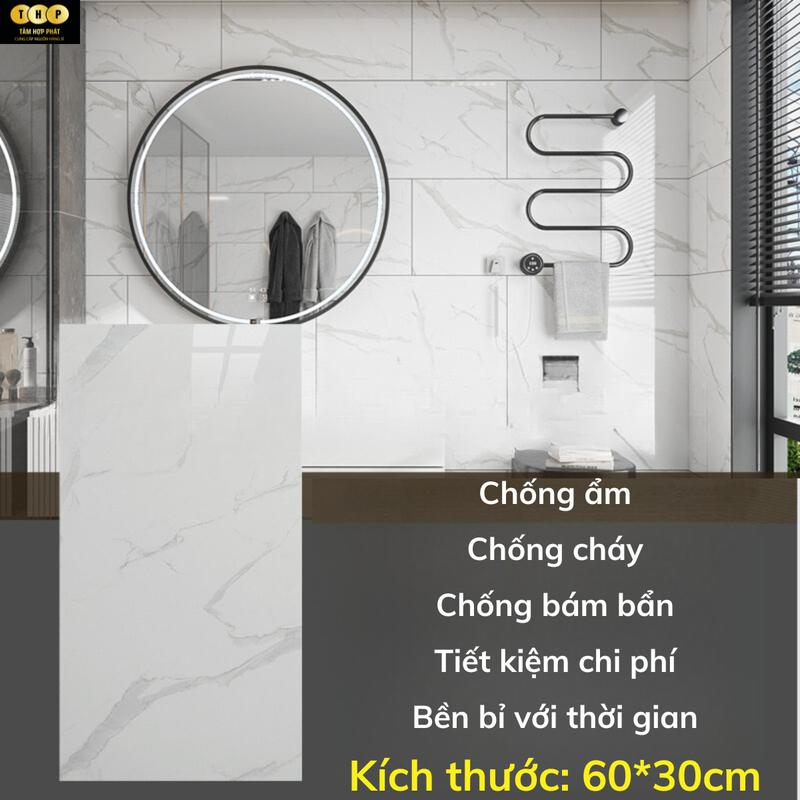 100 Miếng Dán Tường PVC Vân Đá Decor Phòng Đẹp Trang Trí Tường , Nhiều Màu Tuỳ Chọn
