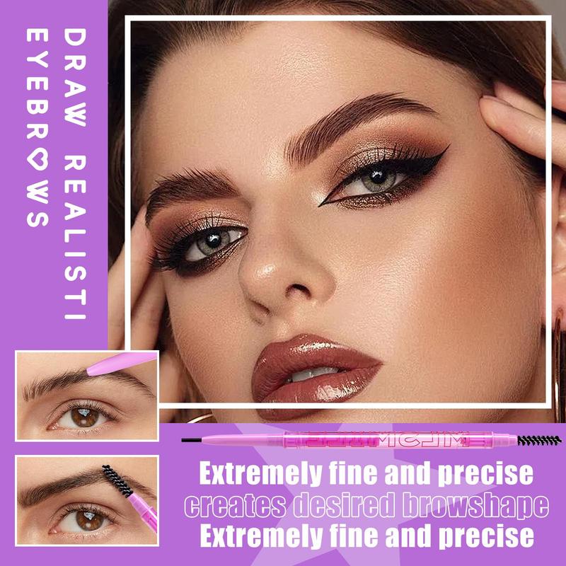Product Introduction of Waterproof Eyebrow Pencil with Brush, 1 Count Long Lasting Eyebrow Pencil, Eye Brow Makeup Tool, Makeup Accessories for Women 7