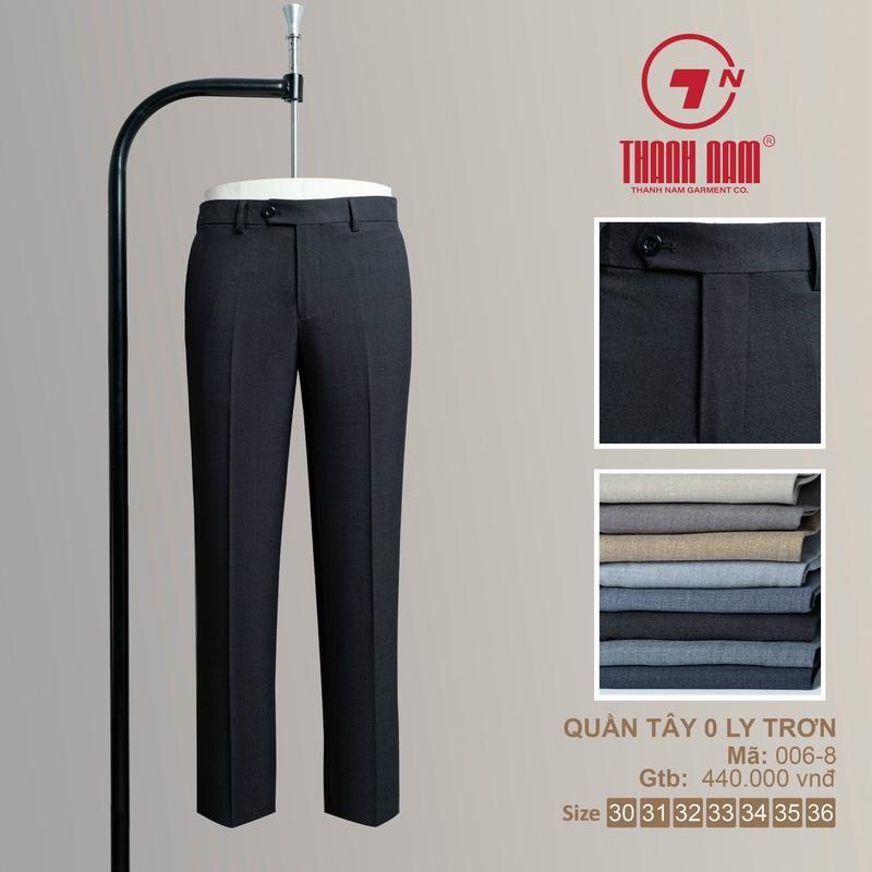 Quần Âu - Quần Tây Nam Trung Niên Form Suông Cao Cấp Ống Suông 18.5–22cm, Chất Vải Đẹp Sang Trọng Đứng FormThanhNamthoitrangcongso