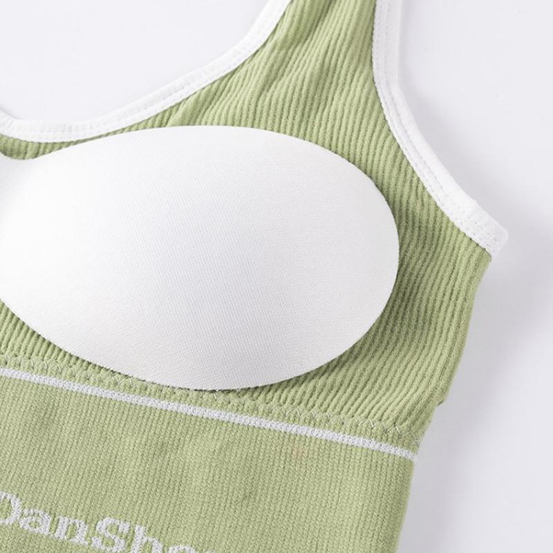 Product Introduction of 1 Pcs Women Sports Yoga Bras Push Up Bralette Breathable Seamless Underwear With Pads Fitness Workout Gym Crop Tops Running Vest 25