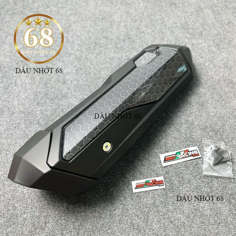 ￼Ốp pô KIỂU 350i MÀU CACBON sử dụng cho Honda SH 125i/150i 2020- 2024 phụ kiện xe máy