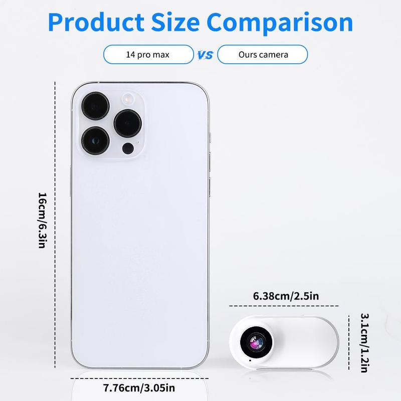 Multifunctional Portable Thumb Camera, 1080P Mini Action Camera, Sports Action Camera for Travel & Outdoor, Handycam 1