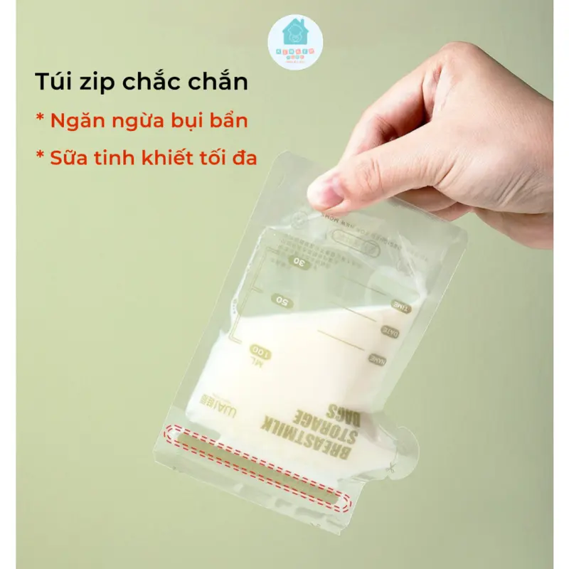 Túi Trữ Sữa WAI 150ml/200ml - Hộp 30 Túi Chính Hãng 5