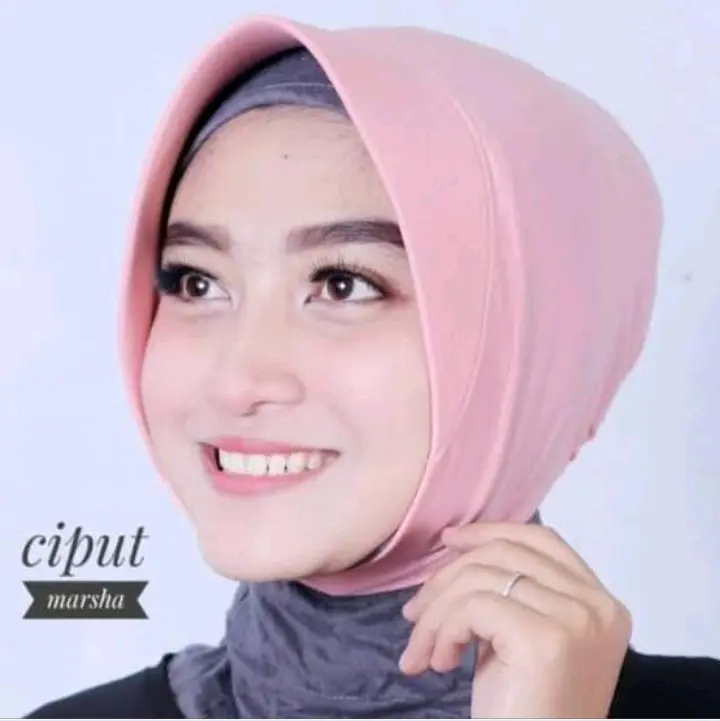ciput inner marsha non cepol bahan kaos Jilbab Dalaman Rayon