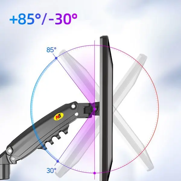 [Rẻ Nhất Việt Nam] Giá treo màn hình máy tính F80 - Xoay 360 độ - Hàng nhập khẩu Bảo Hành 24 Tháng combo setup arm  màn arm  nb giado maytinh arm  nb 2