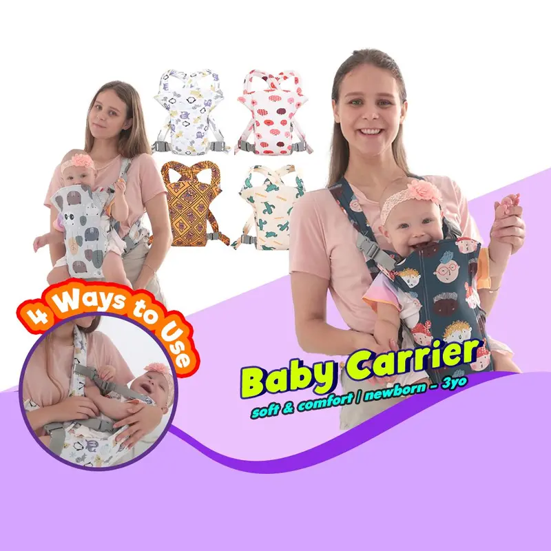 Beg Ransel Bayi Sling Multifungsi Adjustable Comfort Baby Carrier ...