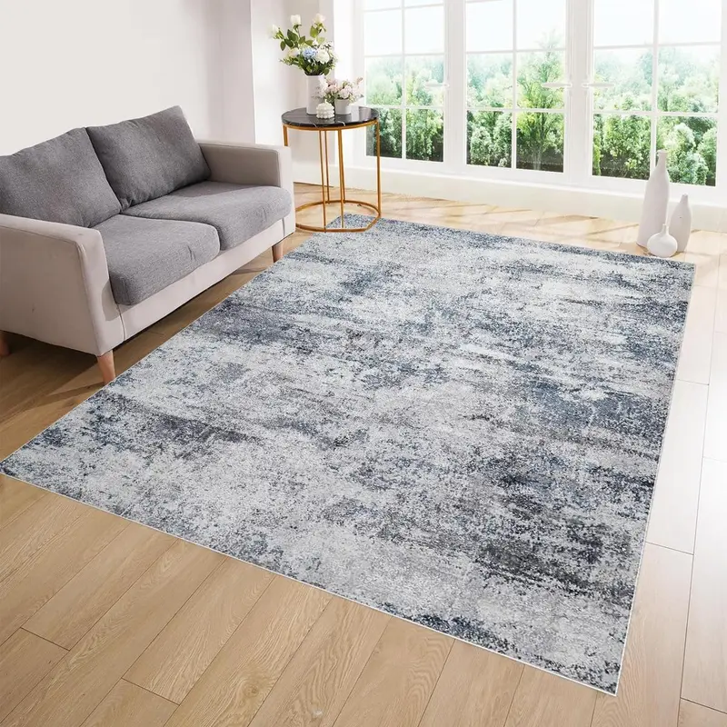 Modern Non-slip Soft Carpet, Rectangle Home Decorative Mat, Anti-slip Floor Mat for Living Room Bedroom Home Decor, Large Living Room Rugs 0