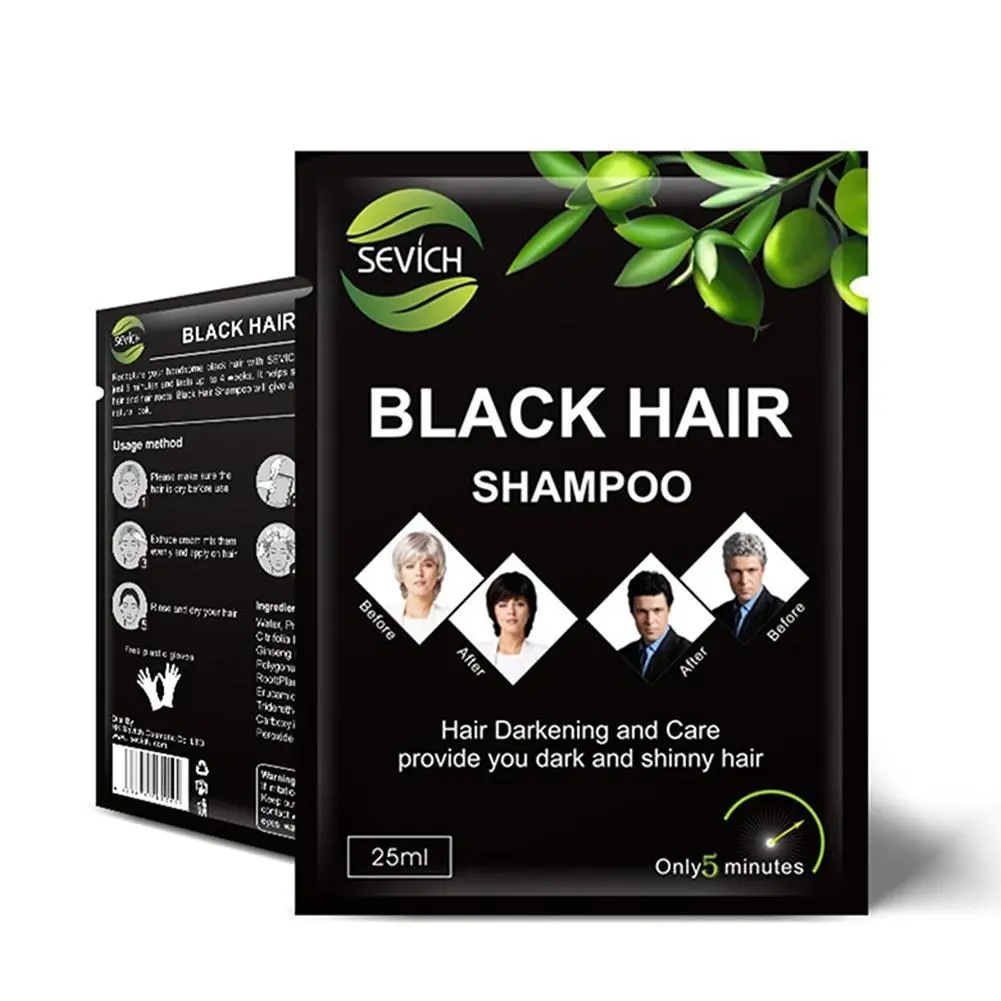 Herbal Hair Shampoo Hair Dye Shampoo Black Color Shampoo Minutes 5 L0Z2 In G8R8