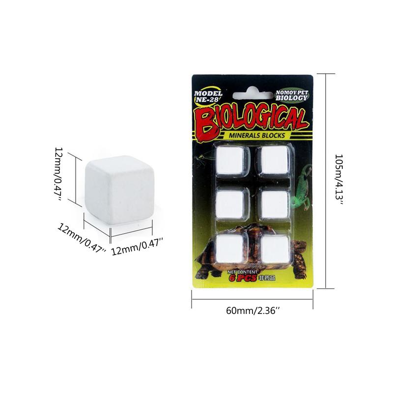 Product Introduction of HNKJ 3 Pack Slow Release Calcium Blocks Cube Mineral Blocks for Aquatic for Turtle Pet Reptiles Mineral Calcium Supplement 0