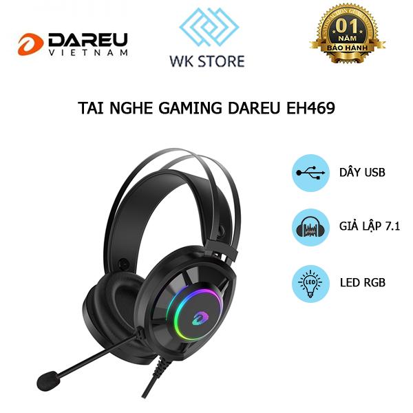 Tai nghe Gaming Dareu EH469 7.1 RGB Led - Chính hãng ( BH 1 năm)