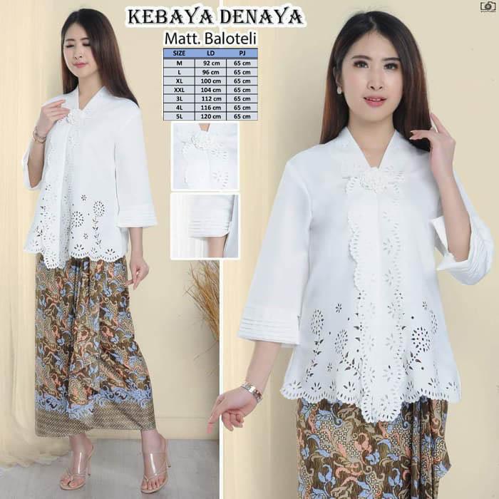 Product Introduction of SL Collection - Atasan Kebaya Encim Modern Elegan Mewah Denaya Bahan Baloteli Premium Laser Cut Mewah Aneka Warna Kekinian | Pakaian  Wisuda Acara Pesta Kondangan Wanita Terbaru 4