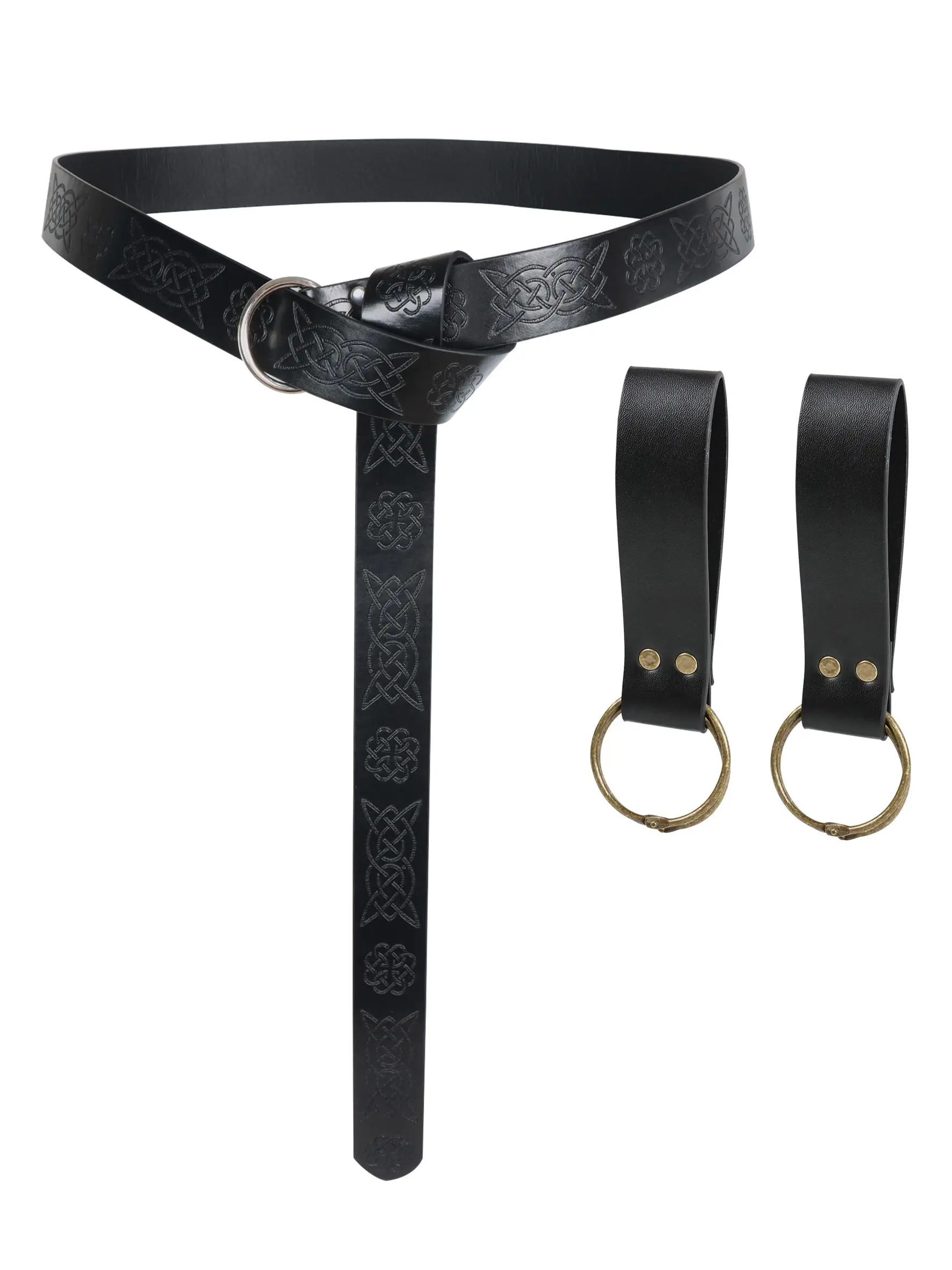 Women's Solid Color Belt & Mug Holder, Fashionable Pu Leather Belt for Daily Clothing Decor, Trendy All-match & Exquisite Belt for Birthday Gift