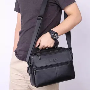 Terbaru Tas Kantor Dosen Bisnismen Tas Kerja Mewah Selempang Pria Inport Kulit Sapi TAS Manager Tas Jinjing