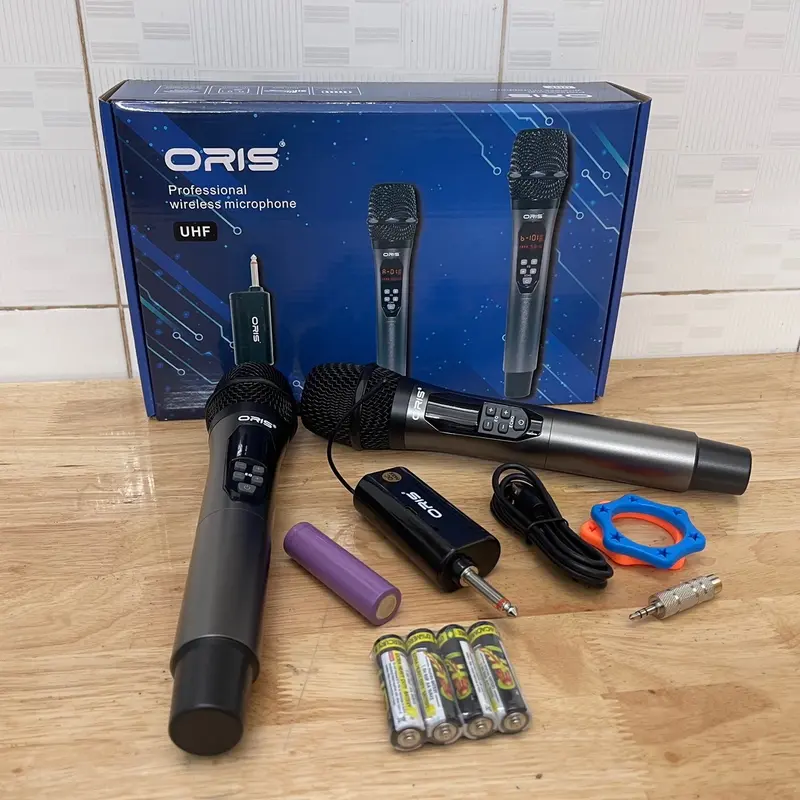 Micro không dây 0ris SM213A chỉnh EQ, chỉnh eco trên thân mic UHF (không dây) 3