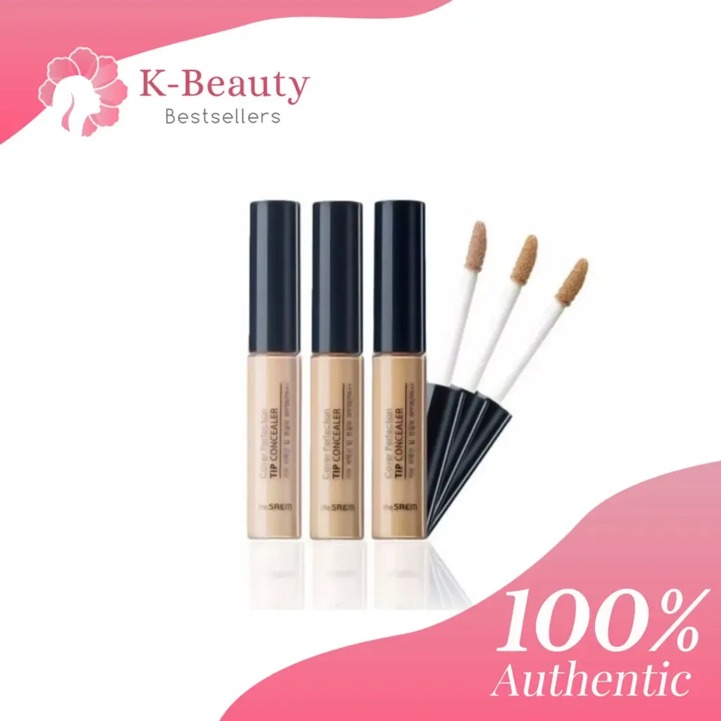 The Saem Cover Perfection Tip Concealer Flawless Foundation