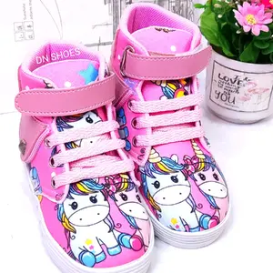 Boots Anak Perempuan Sepatu Anak Cewek Lucu Karakter Unicorn Pink