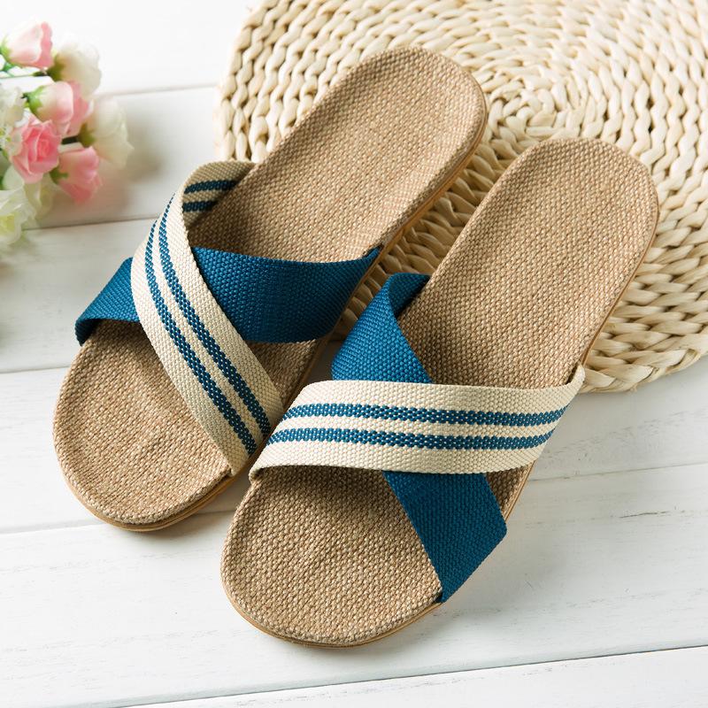 Product Introduction of [Có sẵn đủ size] Dép cói quai chéo cho NAM, mang nhà, đi làm, đi biển, dạo phố 21