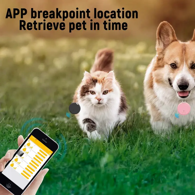 Smart GPS Tracker, Compact & Portable Lightweight Anti Loss Locator, Smart Tracking Device, Portable & Accurate Positioning Device for Pets, Cats, Dogs, Wallets, Keys 8