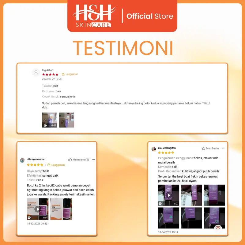 HNH Serum Dark Spot 20ml with VIT C - Membantu Menyamarkan Flek Hitam / Dark Spot 3