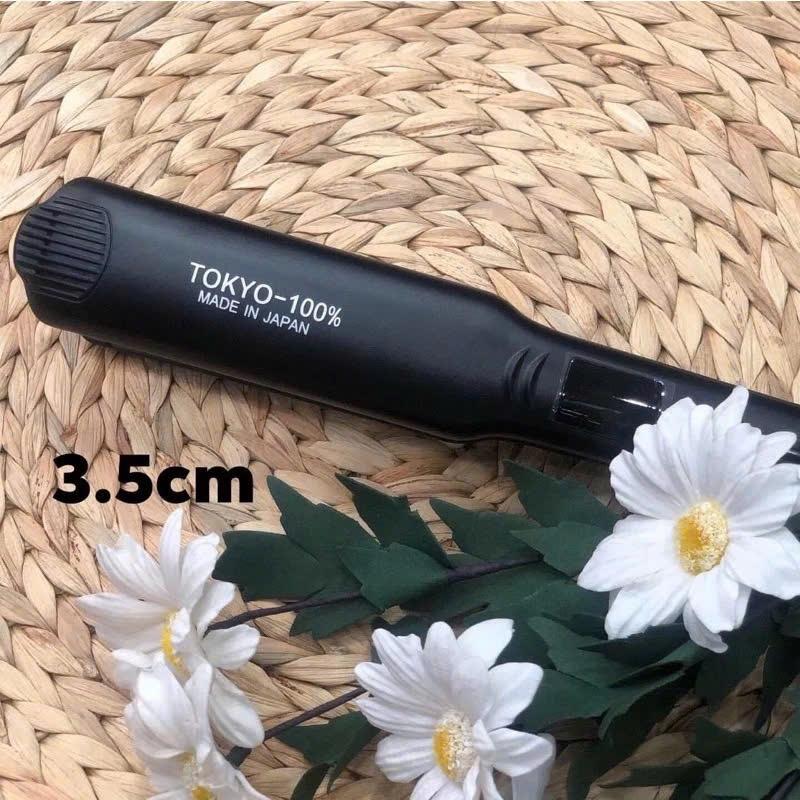 Máy kẹp duỗi tóc Tokyo Nhật Bản lưỡi Titan giúp tóc thẳng bóng 0