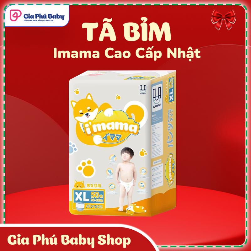 Bỉm IMAMA Cao Cấp Nhật Tã dán/quần - Siêu Thấm, Mỏng, Thoáng Mát, An Toàn Cho Da Bé