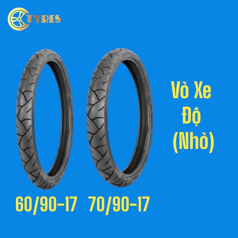 Vỏ Nhỏ Size 50, 60, 70 Dành Cho Xe Độ, Bánh Nhỏ, Bám Đường Tốt Tăng Tốc Nhanh, Vào Cua Êm, Sirius Độ Kiểng, Wave 110 Độ Kiểng Phụ Kiện Lốp Phụ Tùng