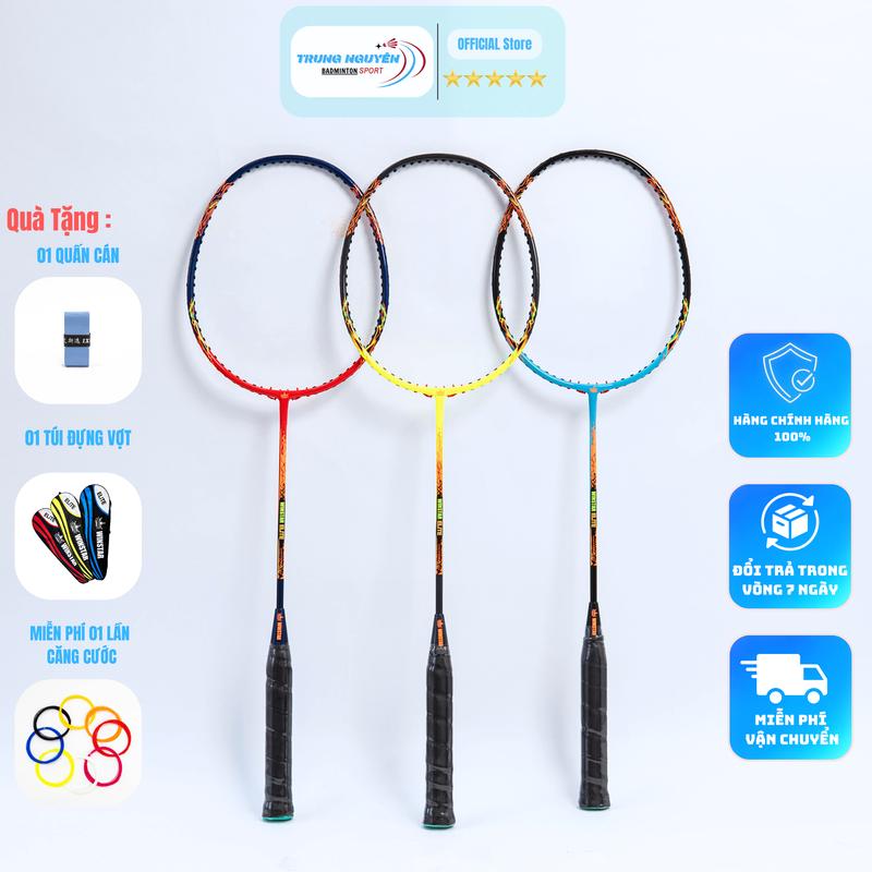 Vợt Cầu Lông NanoCacbon Căng Sẵn 9,5kg Winstar ELITE Chính Hãng Tặng Kèm Quấn Cán Vợt Và Bao Đưng.Sport