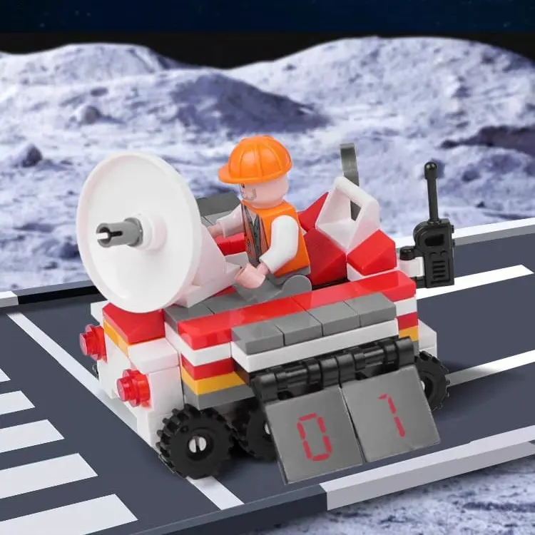 Space Shuttle Pesawat Ulang Alik Peluncuran Roket Mainan Block 3D Puzzle Mainan Balok Susun Nano Block Toys 4