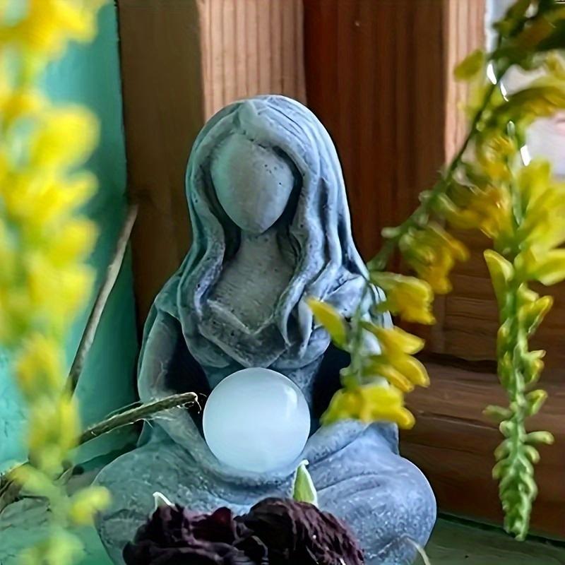 Product Introduction of Moon Goddess Statue, 1 Count Resin Ornament, Home Decor for Living Room Bedroom Garden, Room Decor, Garden Decor, Gift for Friend & Family 8