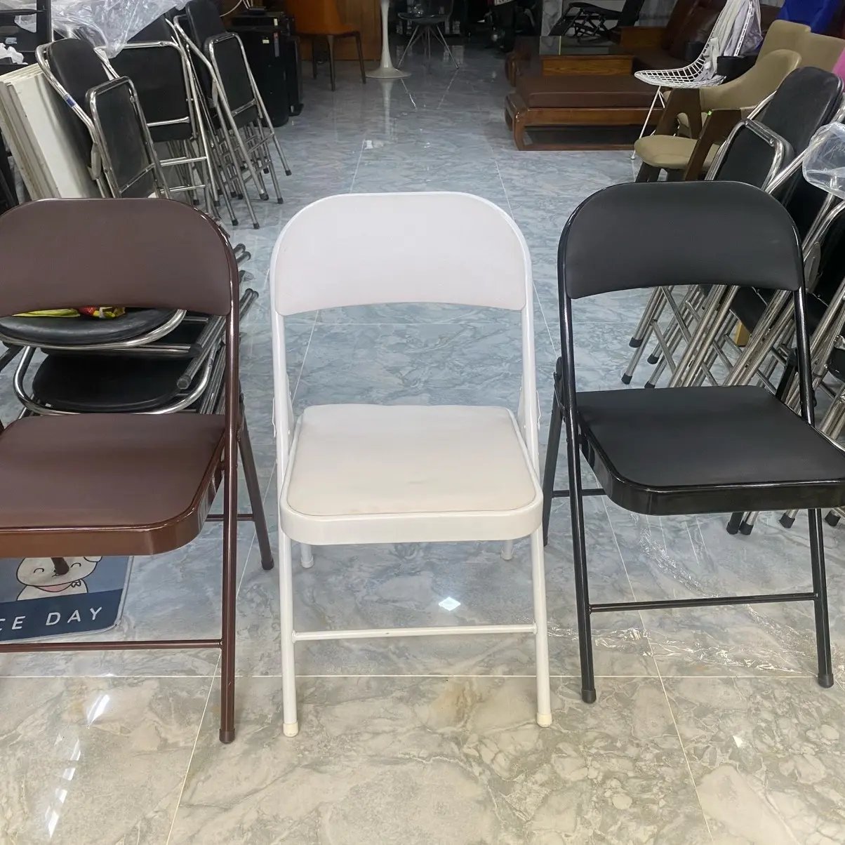 Ghế xếp nệm nhập khẩu, gấp gọn, tiện lợi kursi bar