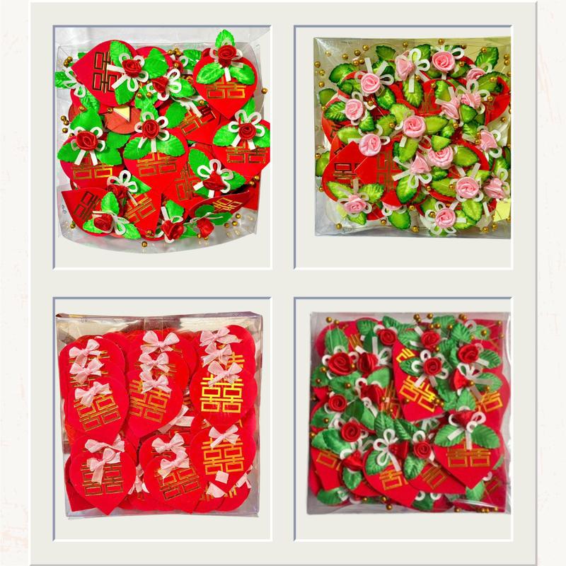 TIM NƠ DÁN ÁO ĐÁM CƯỚI ( TRÊN 90 CÁI ) - ( tặng 6 bao lì xì 2025)