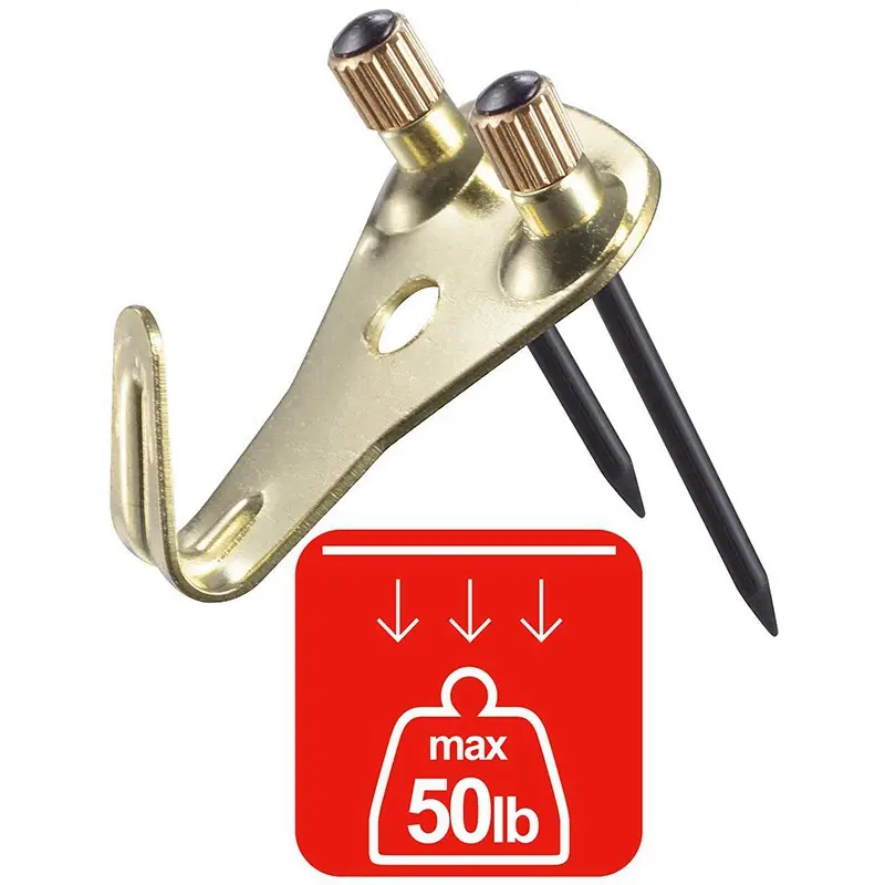 Móc treo khung hình, 20 gói, 50 Lbs, có đinh, Chịu Lực, Thích hợp cho tường Thạch Cao, Bộ treo ảnh chuyên nghiệp và gương nặng 8