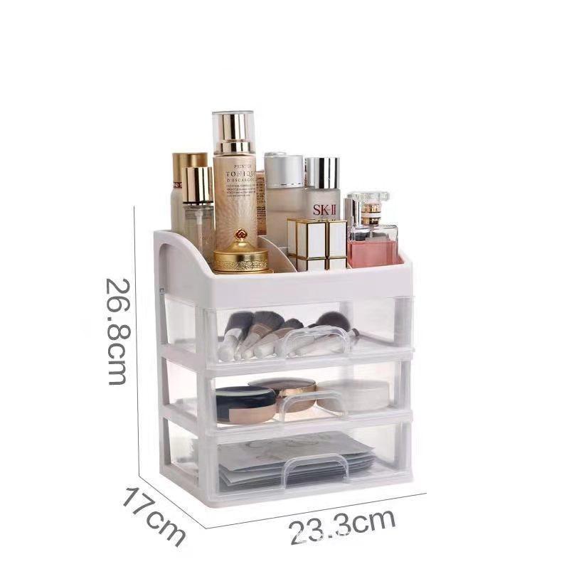 RAK KOSMETIK 3 LACI SUSUN MULTIFUNGSI SERBAGUNA 2
