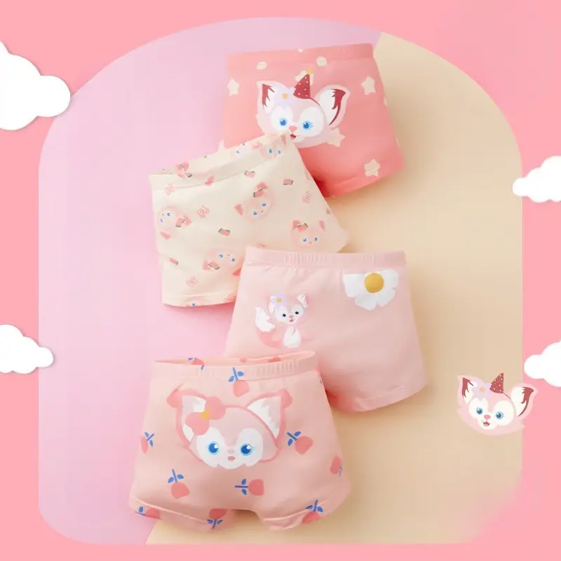 combo 4 quần chip cotton cao cấp , nhiều hình cho bé gái size 8-18kg