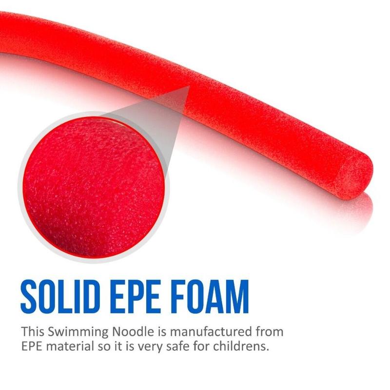 Product Introduction of Useful Pool Accessories for Kids Foam Stick Rod Noodle Float Aid Floating Foam Sticks Flexible Buoyancy Stick 15