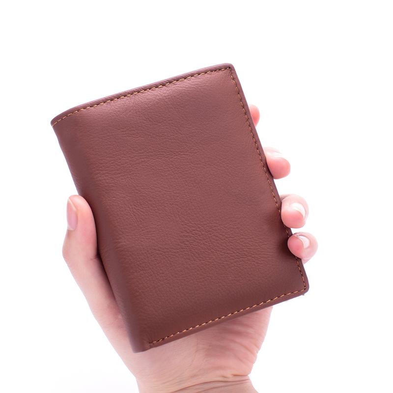 Product Introduction of New Fashion men's wallet Leather Wallets For Men Coin Purse Vertical Credit Card Holder Money Bag Outdoor Sports Bags 11