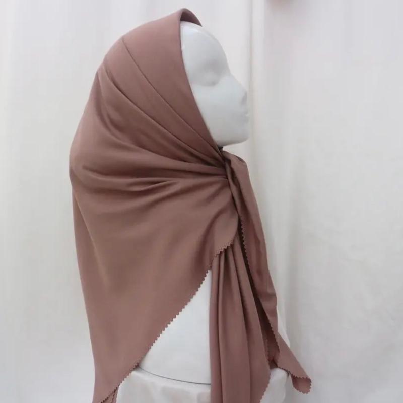 PAKET (5+3pcs RANDOM) VOAL MIRACLE ALAINA SCARF POLOS hijab persegi Kerudung 2