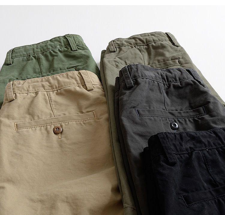 Product Introduction of Summer New Casual Shorts Men's Textured Slim Fit Trendy Capris Men's Versatile Straight Cargo Pants 7