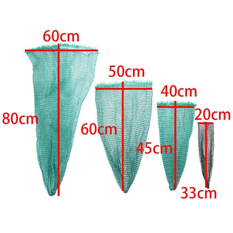Product Introduction of Túi lưới lưới, màu xanh lá cây, để câu cá, lồng túi cá, dụng cụ, dụng cụ hạ cánh câu cá, phụ kiện 20