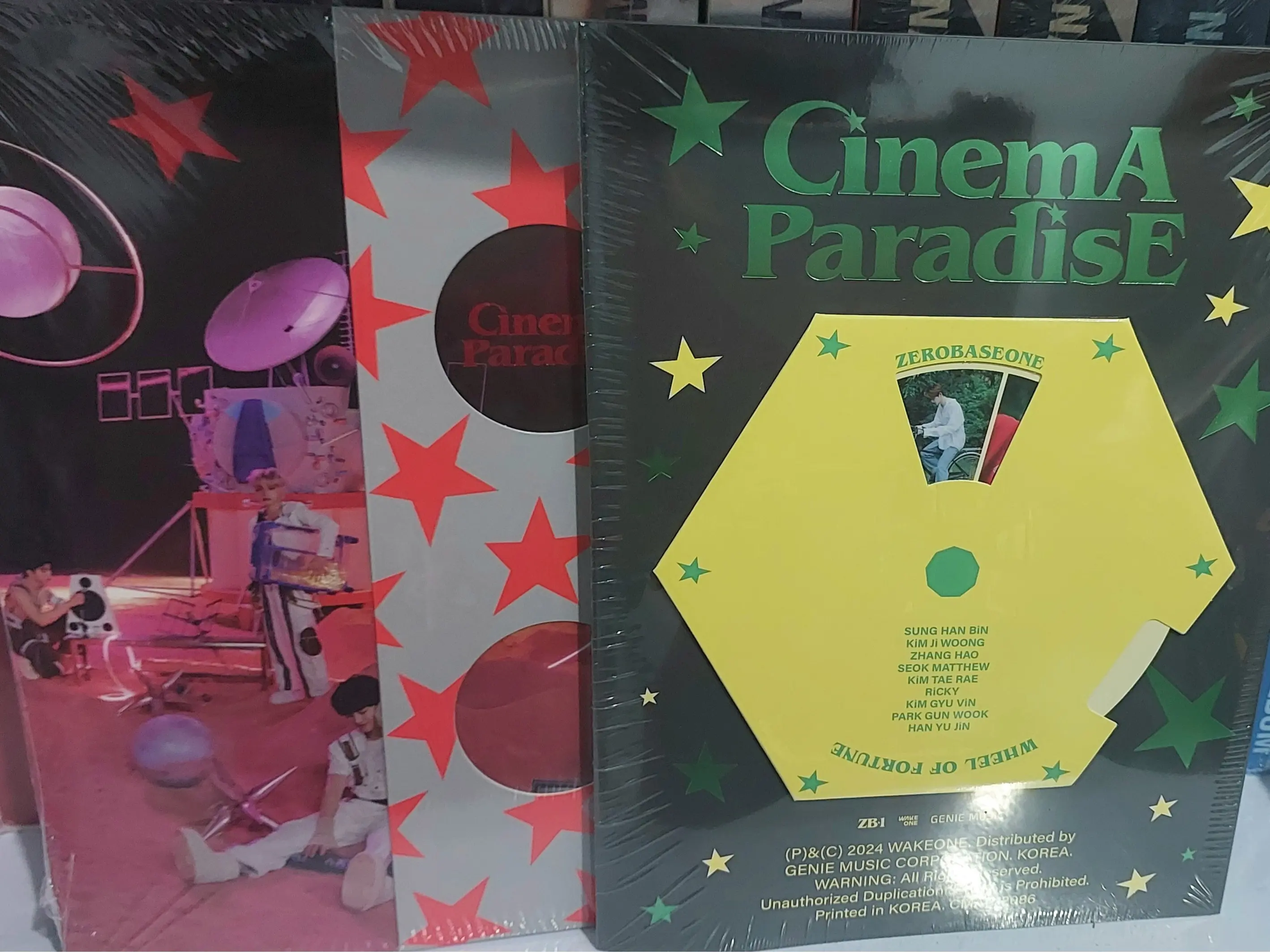 SEALED ZEROBASEONE CINEMA PARADISE & YHMAH ALBUM ONHAND