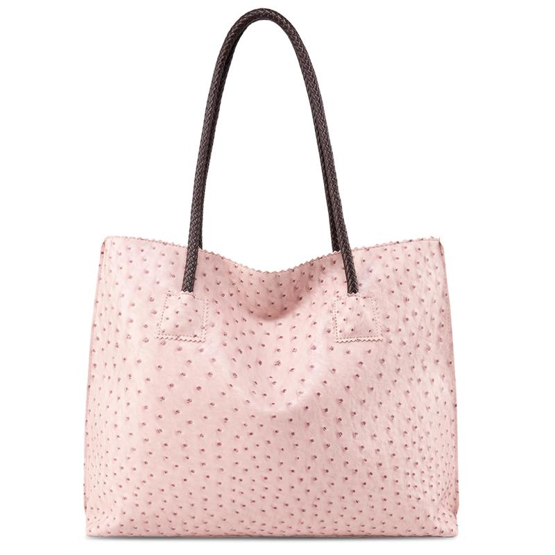 Vegan ostrich tote clearance