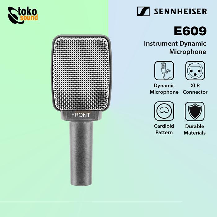 Gambar Sennheiser E609 Silver - Dynamic Microphone Original dari Tokosound Proaudio Kota Administrasi Jakarta Barat Tokopedia