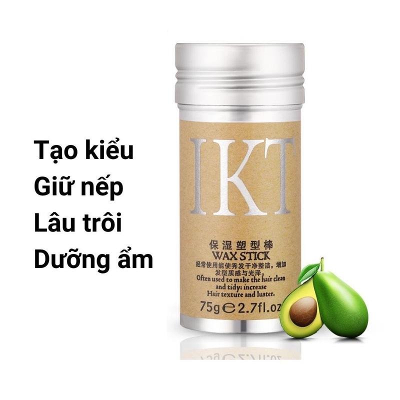 (Mua 1 tặng 1)Sáp vuốt tóc Nữ IKT Wax Stick 75g dạng thỏi giữ nếp tóc con keo tạo kiểu tóc nữ tóc trẻ em mềm và dưỡng ẩm