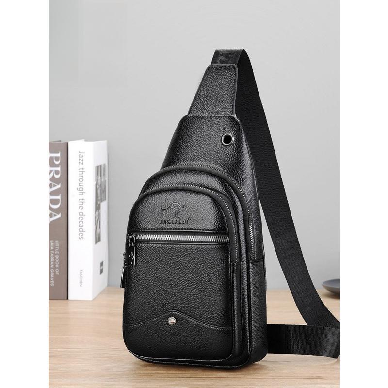  Ba Lô Nhỏ Da PU Dành Cho Nam Thanh Niên Túi Messenger Đeo Vai Nam Thời Trang Túi Đeo Ngực Thường Ngày Túi Pannier Thích Hợp Cho Các Cặp Đôi 