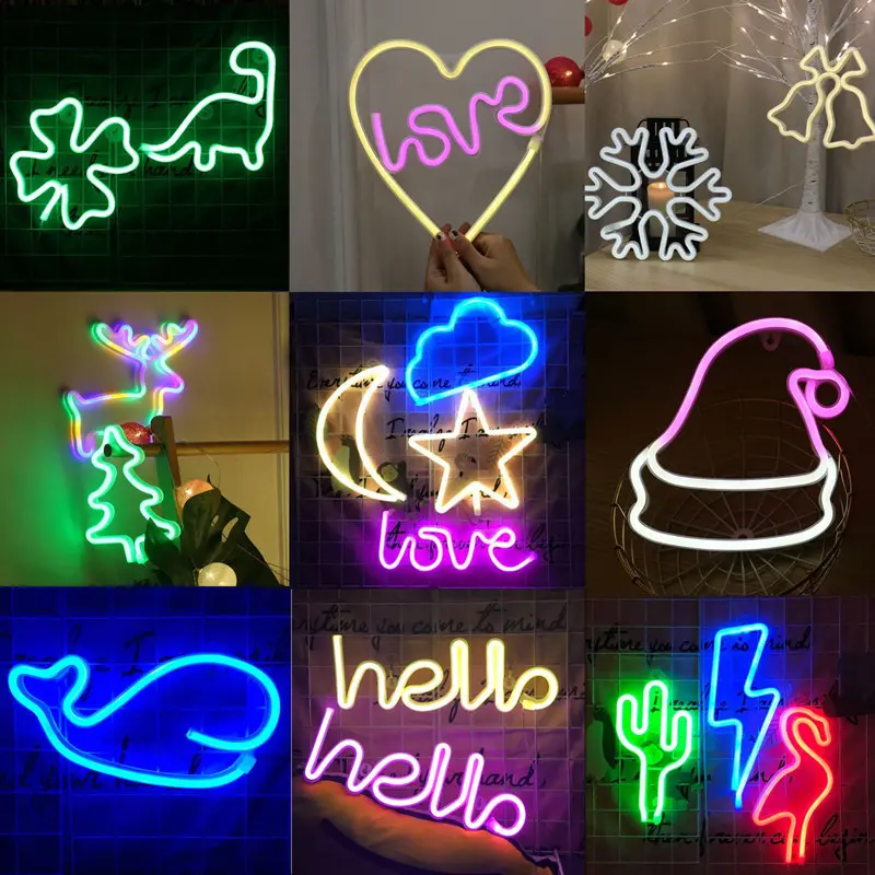 Đèn led neon trang trí nhiều mẫu lựa chọn 2